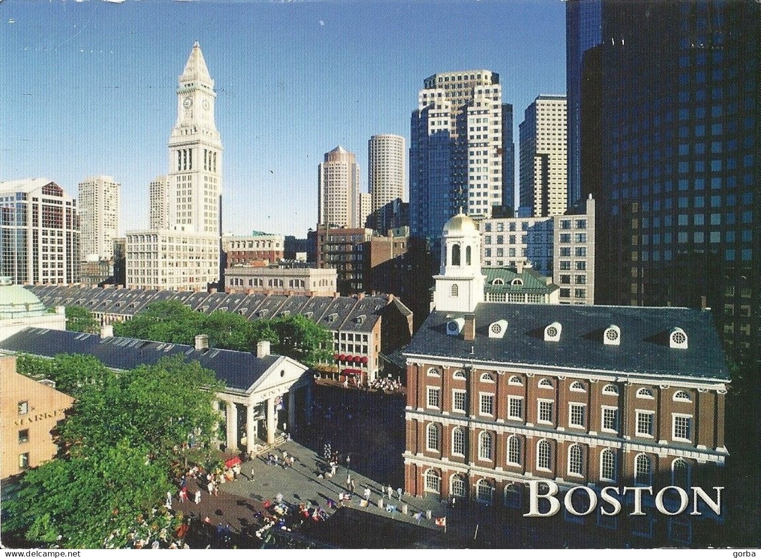 *CPM - ETATS UNIS - MASSACHUSETTS - BOSTON - Faneuil Hall Marketplace - Boston