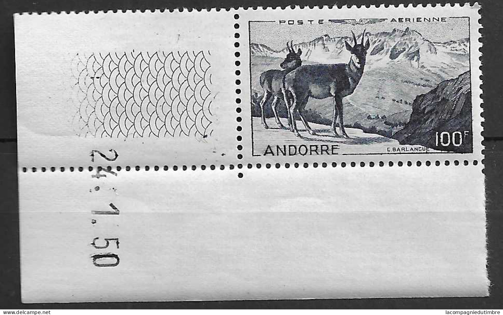 Andorre Poste Aérienne YT N° 1 Neuf ** MNH. TB - Poste Aérienne