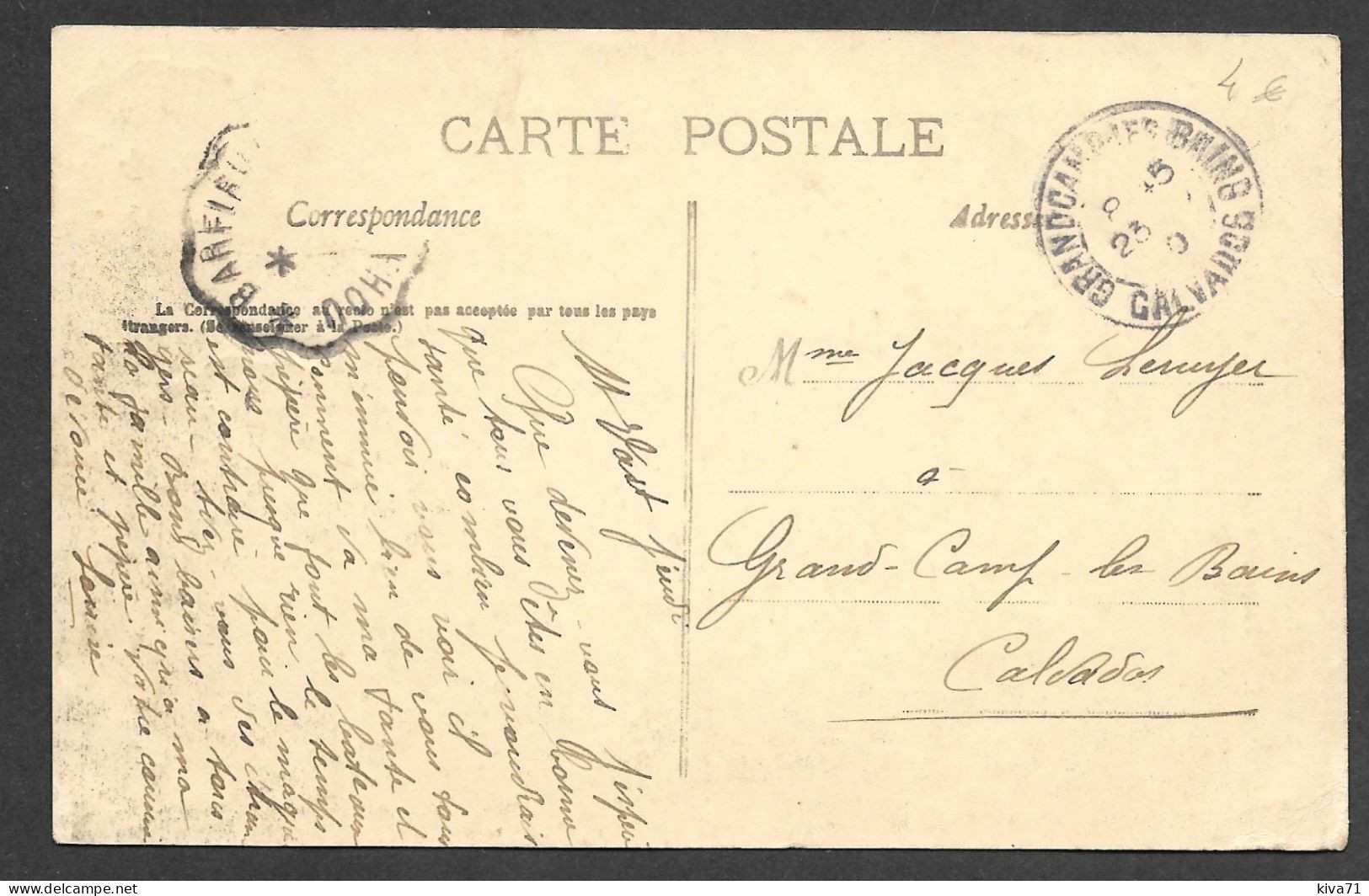 TOCQUEVILLE " Colombier "   1908 - Saint Vaast La Hougue