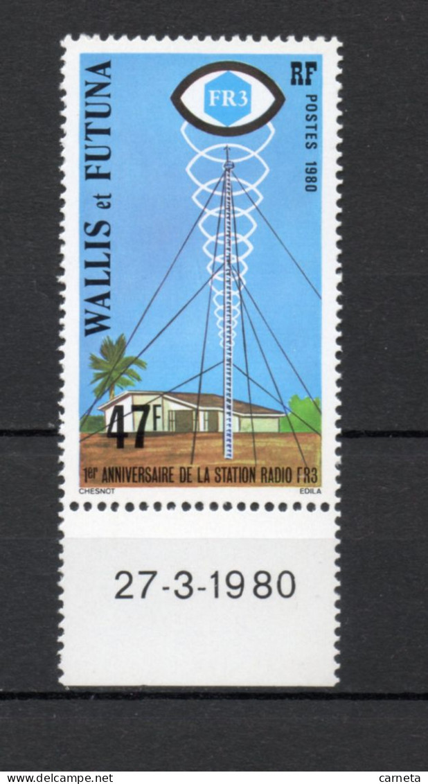 WALLIS ET FUTUNA N° 257   NEUF SANS CHARNIERE COTE 2.50€    STATION RADIO - Ungebraucht