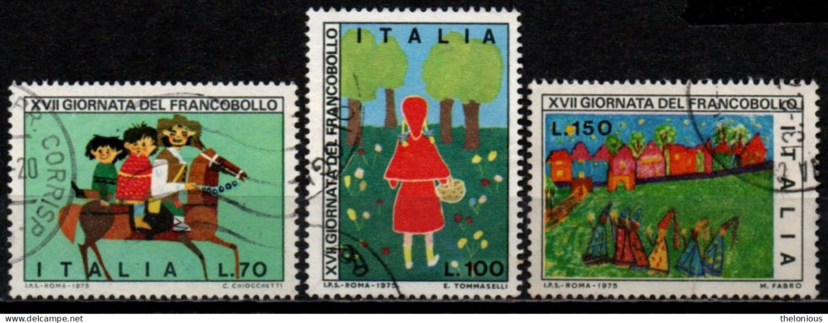 Italia Repubblica 1975: 17ª Giornata Del Francobollo - Usati - 1971-80: Used