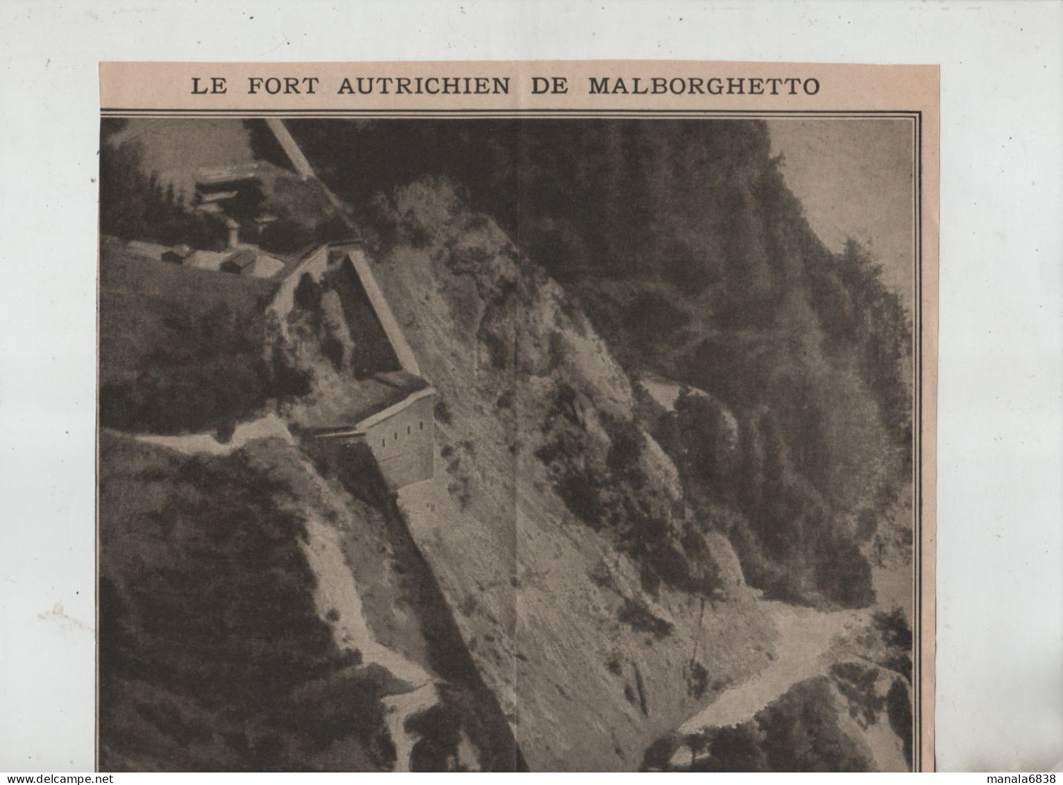 Fort Autrichien Malborghetto Hôpital D'évacuation à Identifier - Unclassified