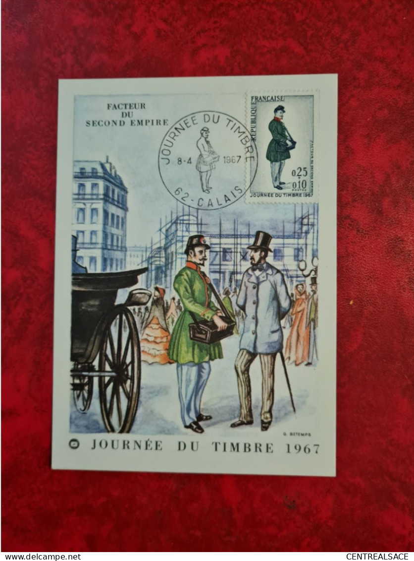 FDC 1967 MAXI  CALAIS JOURNEE DU TIMBRE - Non Classés