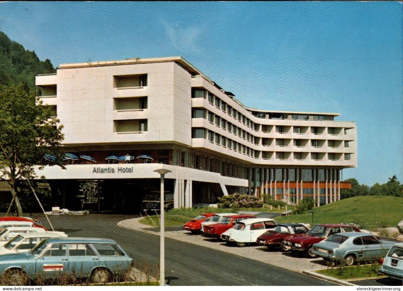 ! Ansichtskarte Autos, Citroen DS, Atlantis Hotel Zürich, 1972 - Passenger Cars