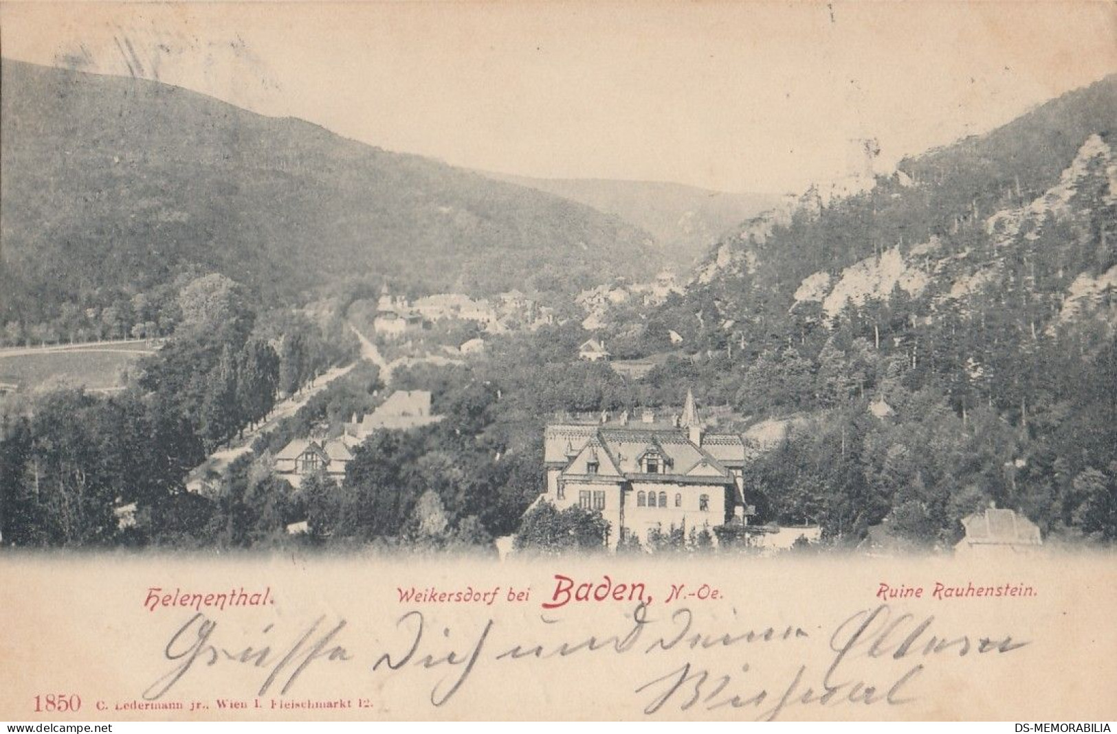 Weikersdorf Bei Baden 1901 - Baden Bei Wien