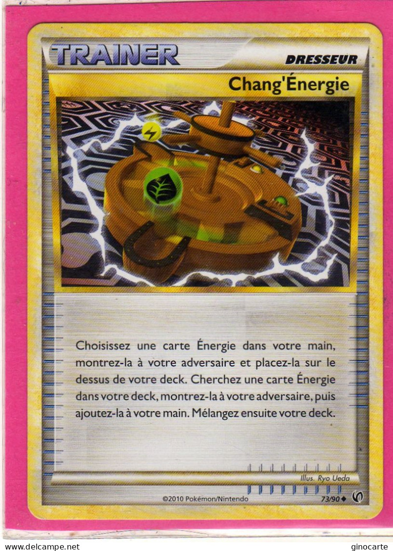 Carte Pokemon Francaise 2010 Heart Gold Indomptable 73/90 Chang Energie Bon Etat - HeartGold SoulSilver