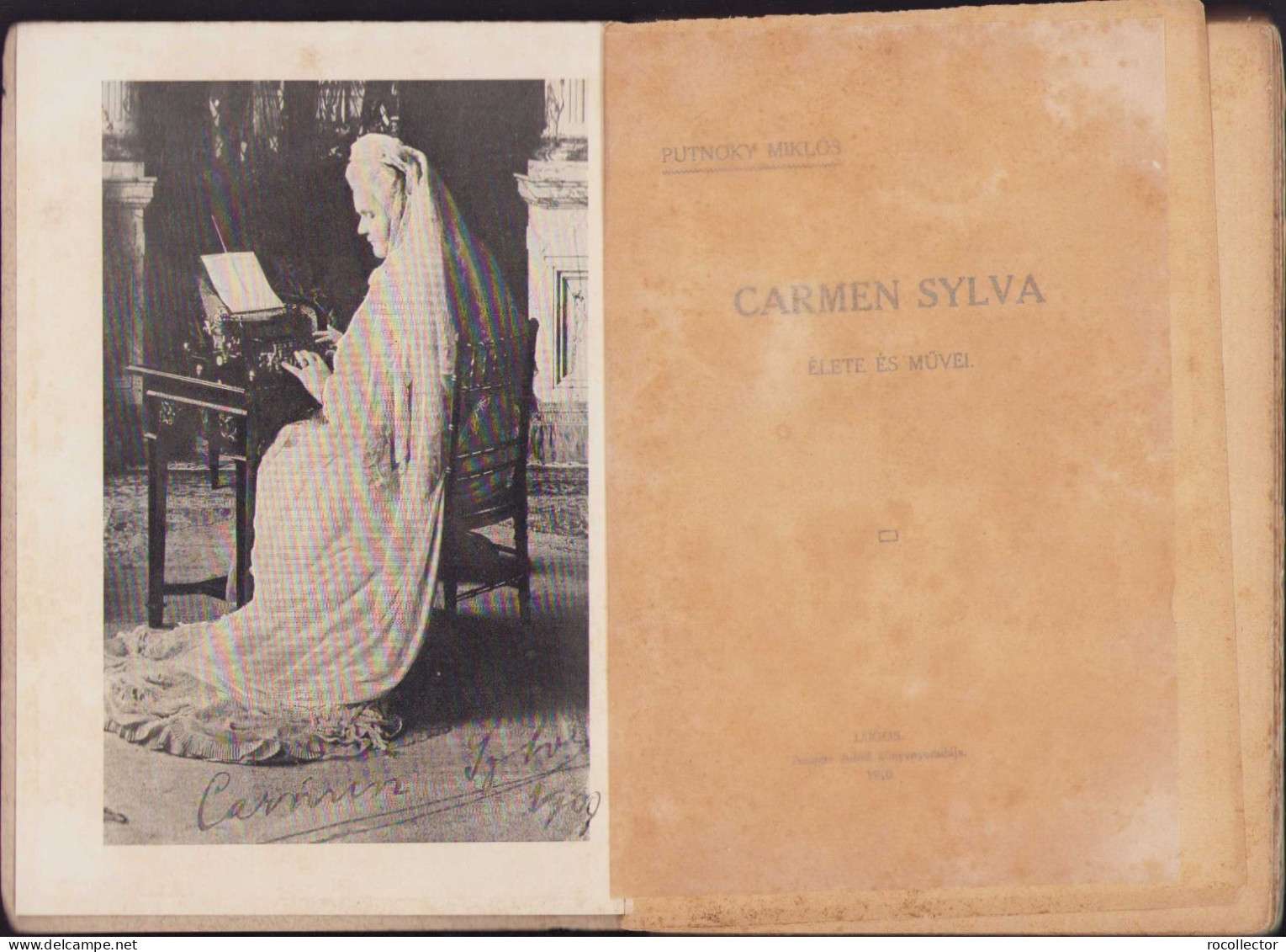 Carmen Sylva élete és Művei 1910 By Putnoky Miklós, Lugoj, Lugos 56SP - Libros Antiguos Y De Colección