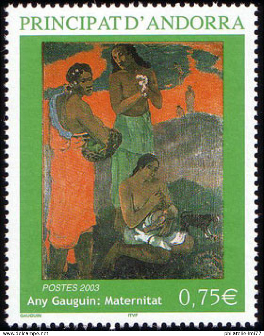 Timbre D'Andorre Français N° 587 Neuf ** - Unused Stamps