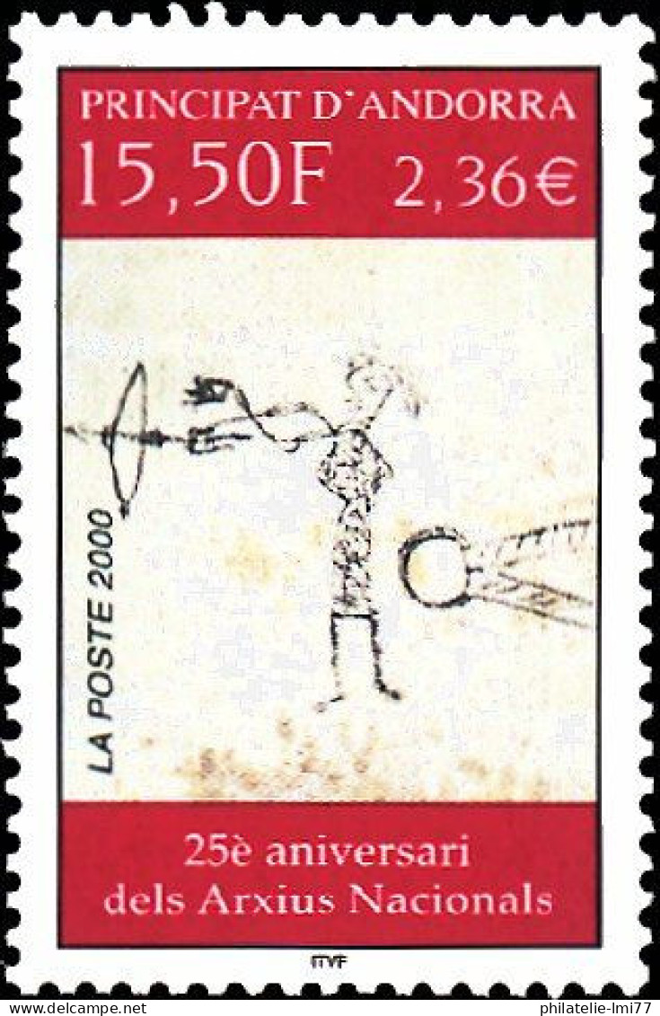 Timbre D'Andorre Français N° 539 Neuf ** - Neufs