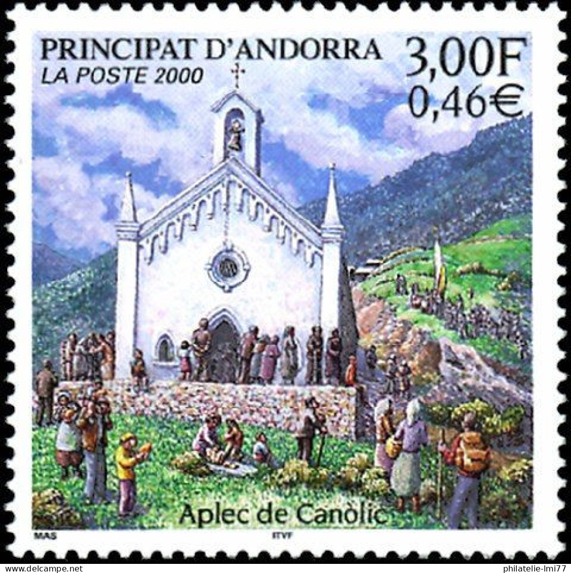 Timbre D'Andorre Français N° 531 Neuf ** - Ongebruikt