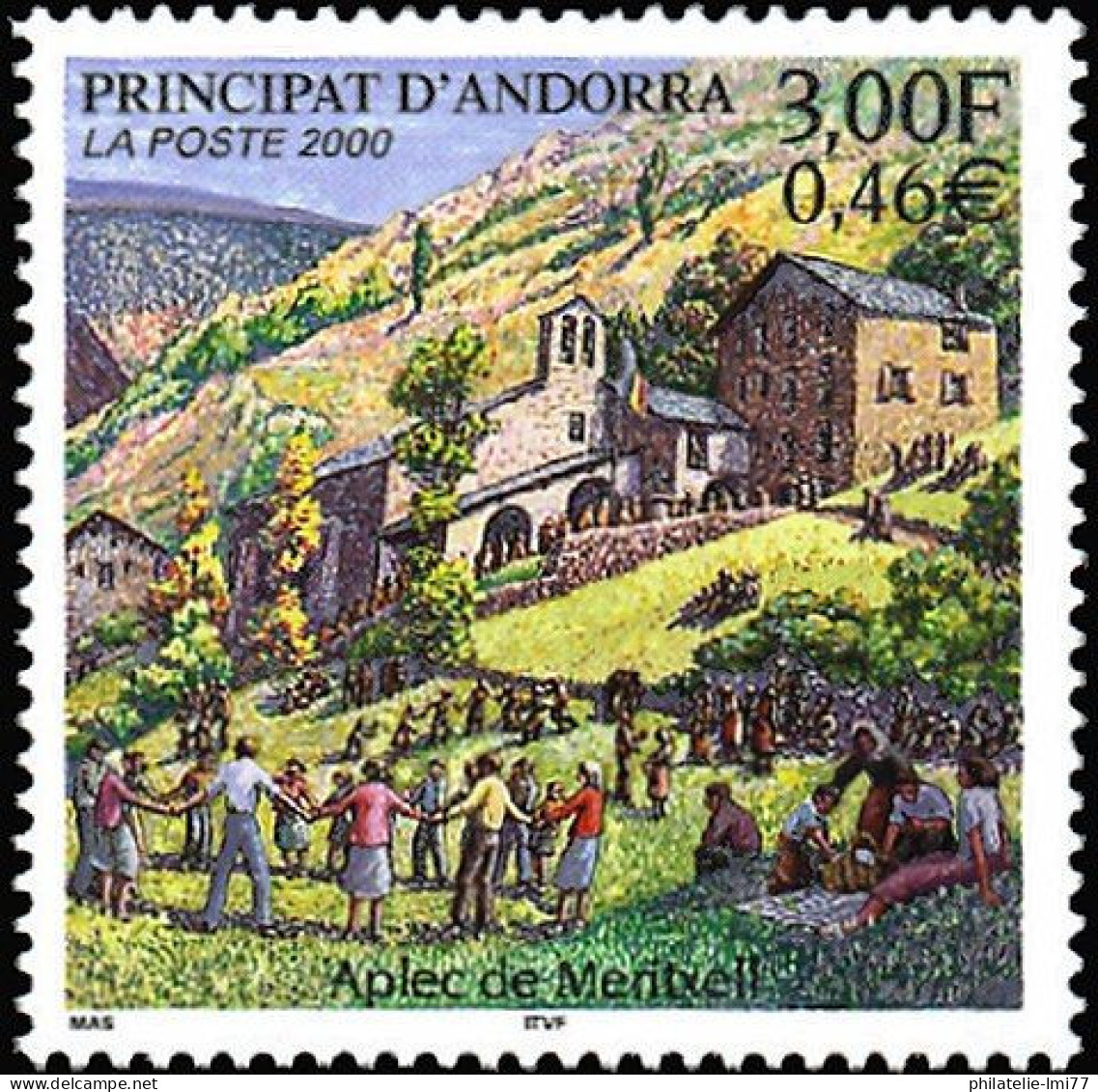 Timbre D'Andorre Français N° 532 Neuf ** - Neufs