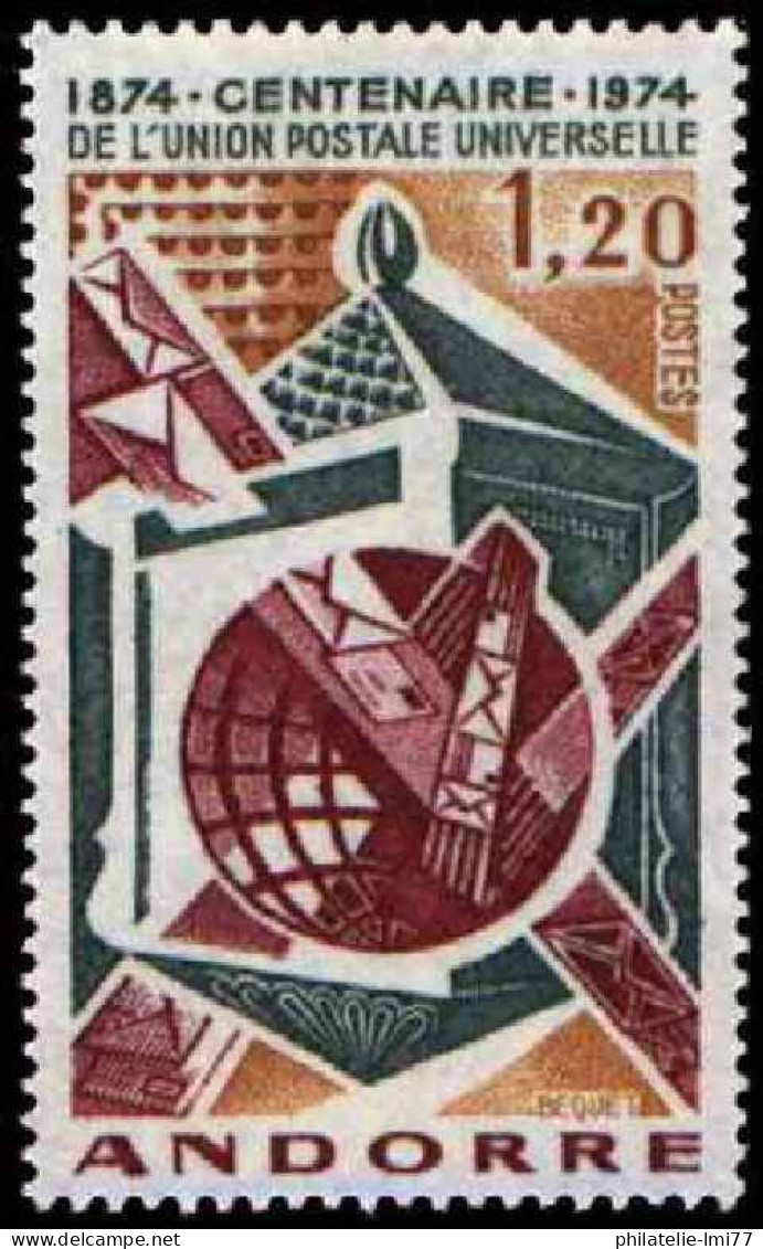 Timbre D'Andorre Français N° 242 Neuf ** - Unused Stamps