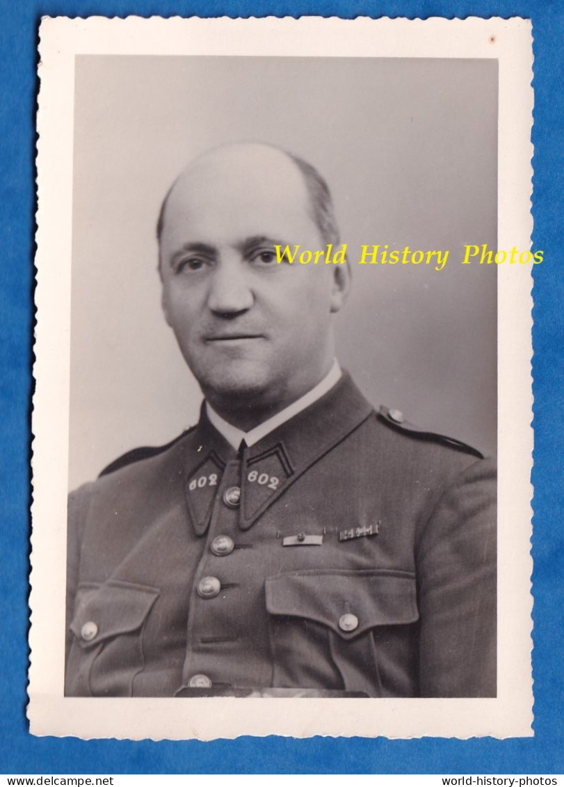 CPA Photo - Portrait & Dédicace D'un Officier Du 602e Régiment - 1939 - Lors De Son Passage à Combles En Barrois WW2 - Guerre 1939-45
