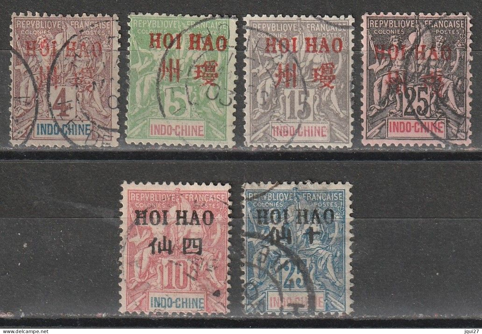Hoi-Hao N° 3, 4, 6, 9, 20, 24 - Used Stamps