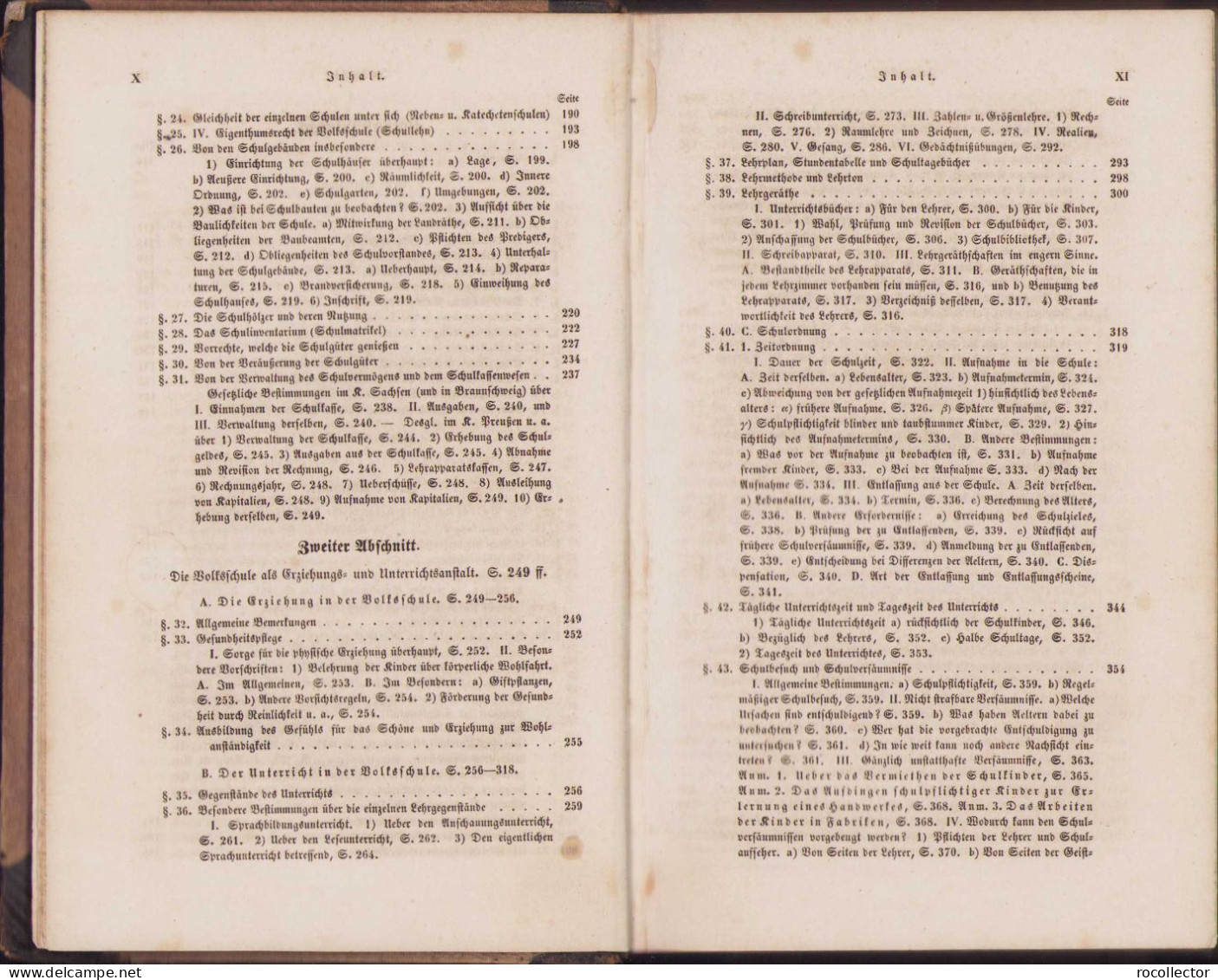 Das Deutsche Volksschulrecht 1854 Volume I By Karl Kirsch, Leipzig C338 - Libros Antiguos Y De Colección