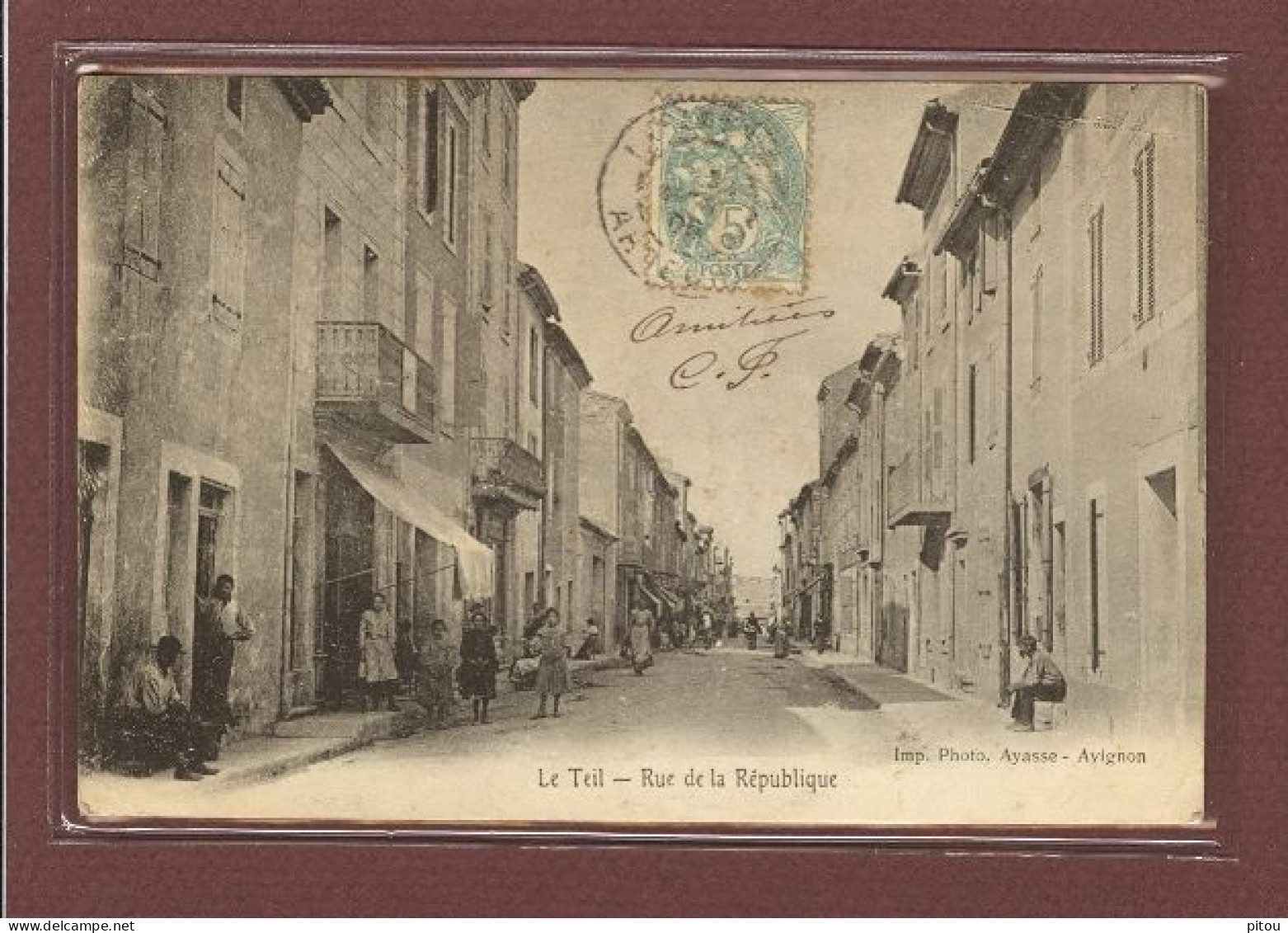 LE TEIL (07) - RUE DE LA REPUBLIQUE - Le Teil