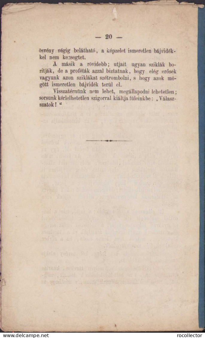 Tanárky Gedeon Országgyülési Képviselőnek H.-M.-Vásárhelyen 1869-dik évi Január Hó 24-én Választóihoz ... 53SP - Old Books
