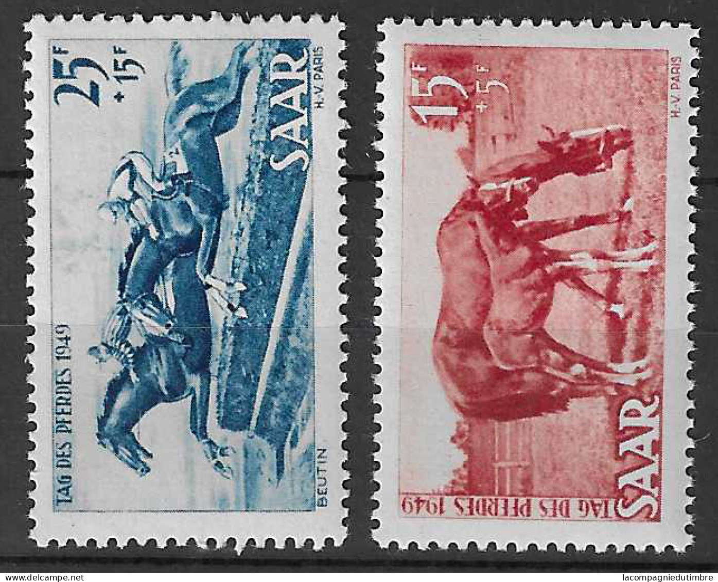 Sarre YT N° 253/254 Neufs ** MNH. TB - Nuovi