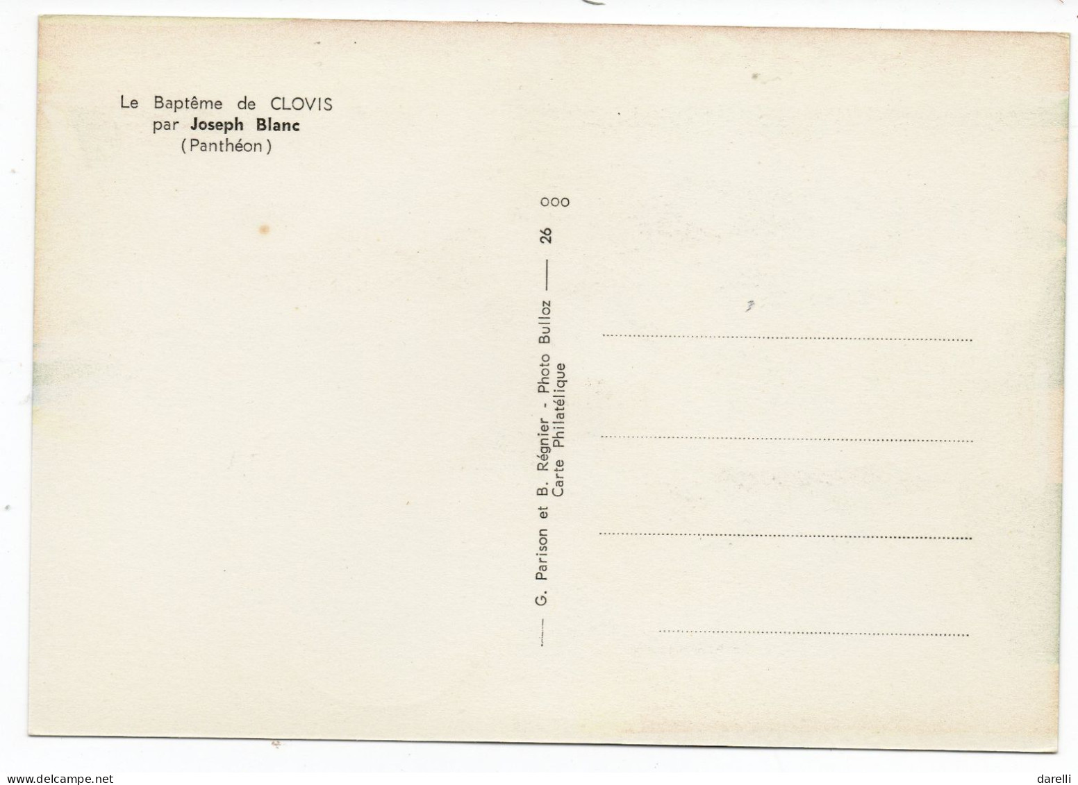 Carte Maximum 1966 - Clovis - YT 1496 - 51 Reims - 1960-1969
