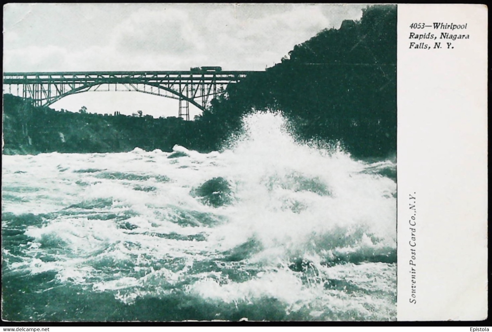 ► Train On Niagara Falls Bridge  In Winter  New York 1900s - Rochester