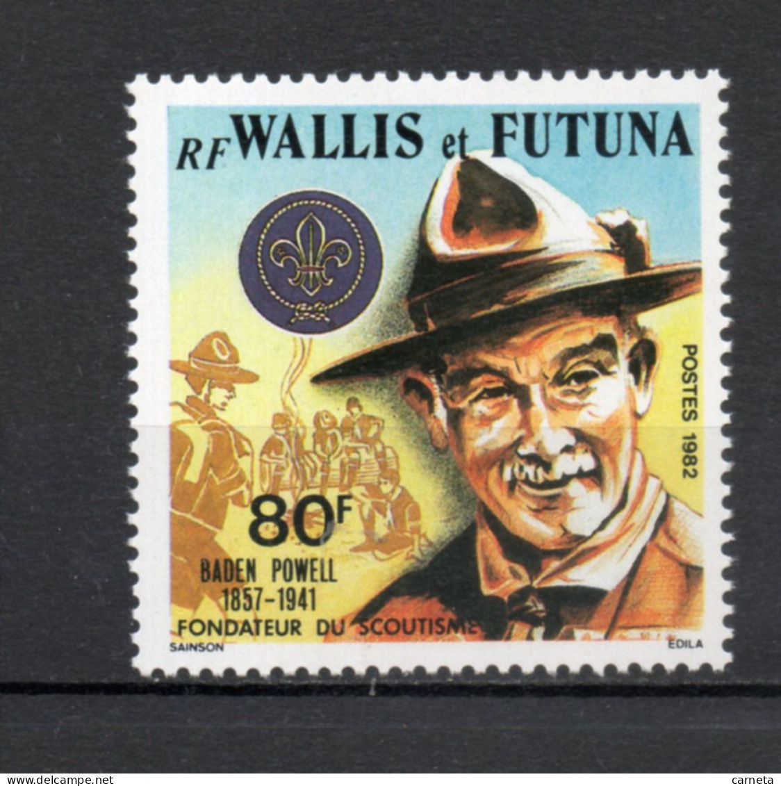 WALLIS ET FUTUNA N° 290   NEUF SANS CHARNIERE COTE 2.30€    BADEN POWELL SCOUTISME - Neufs