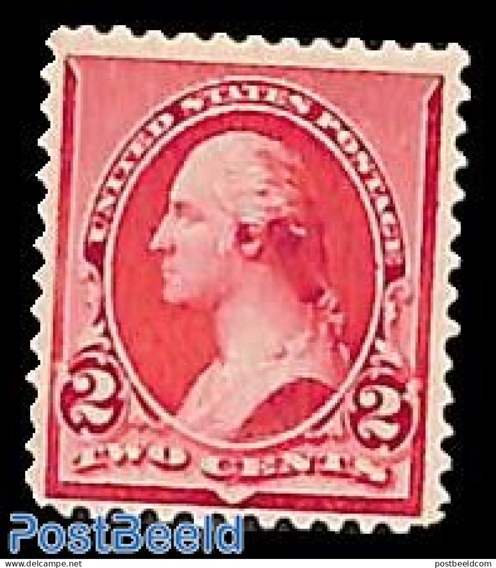 United States Of America 1890 2c, Carmine, Stamp Out Of Set, Unused (hinged) - Neufs