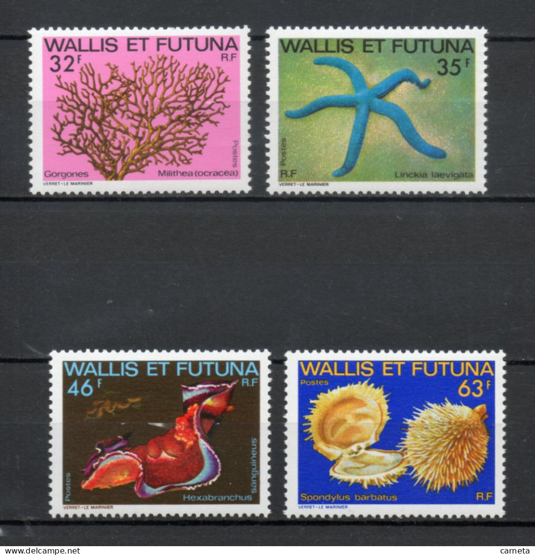 WALLIS ET FUTUNA N° 297 à 300   NEUFS SANS CHARNIERE COTE 8.40€   ANIMAUX FAUNE - Unused Stamps