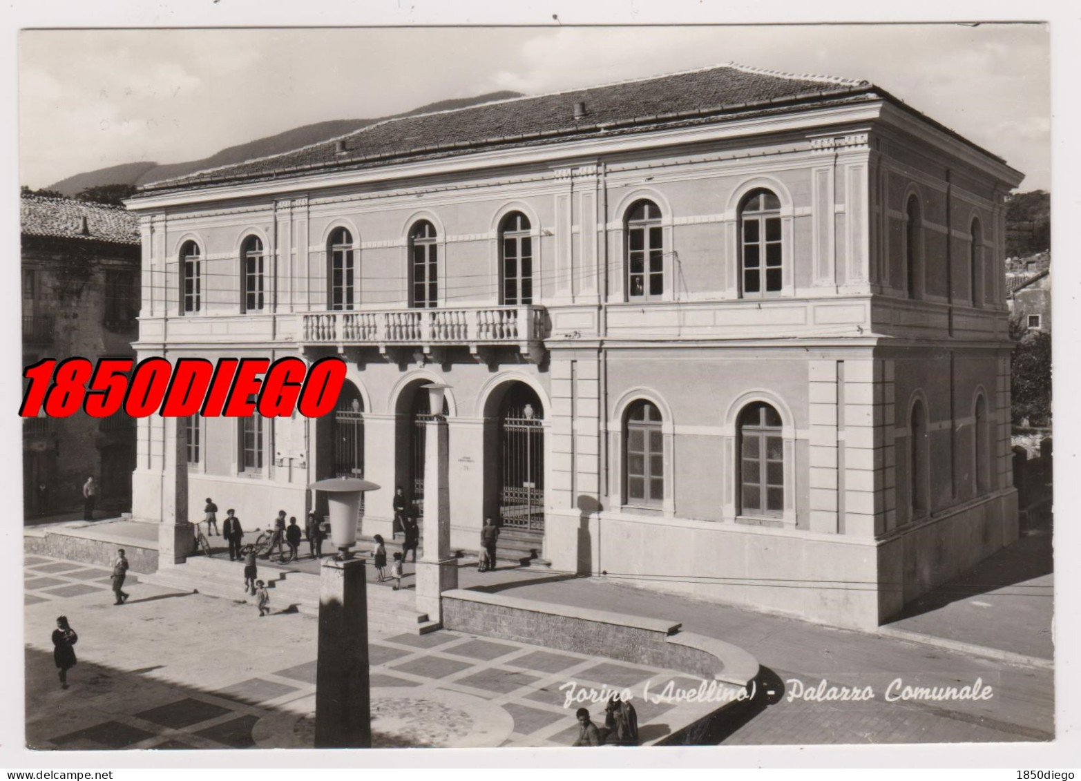 FORINO - PALAZZO COMUNALE F/GRANDE VIAGGIATA 1967 ANIMAZIONE - Avellino