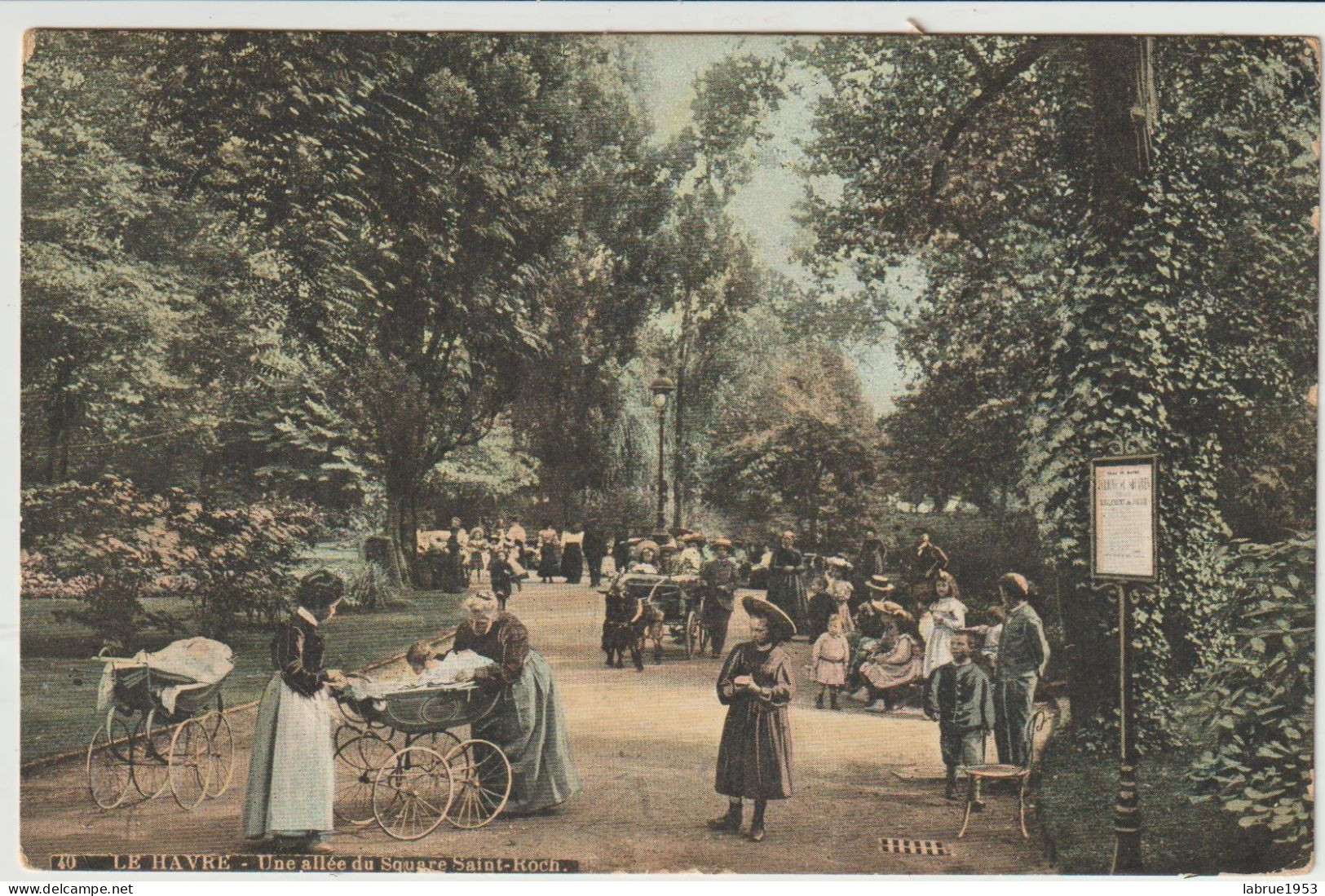 Le Havre -Une Allée Du Square Saint- Roch   -  (G.2040) - Square Saint-Roch