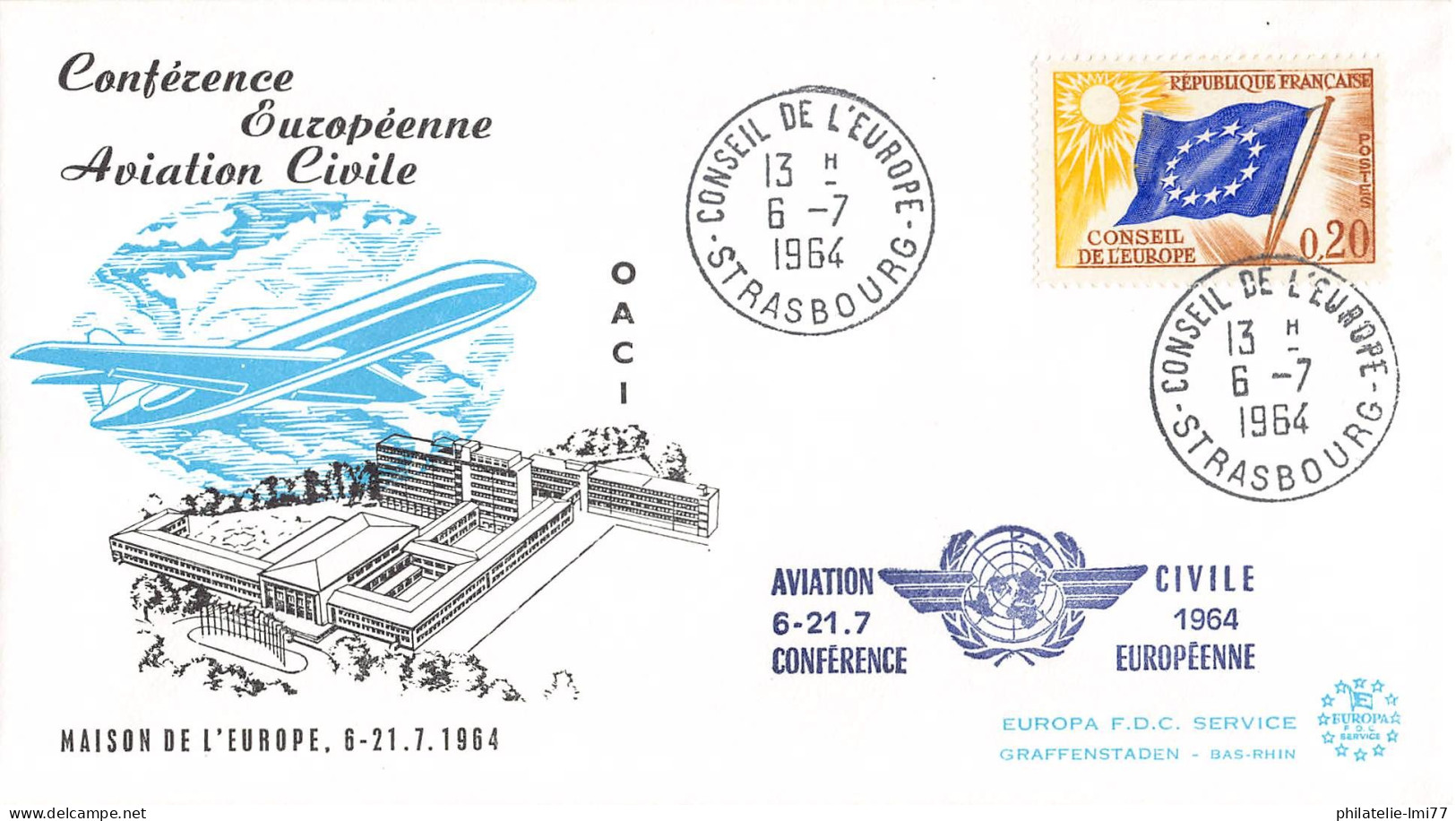 OACI 4 - 5éme Session De La Commission Européenne De L'aviation Civile Du 6.7.1964 - Autres - Europe