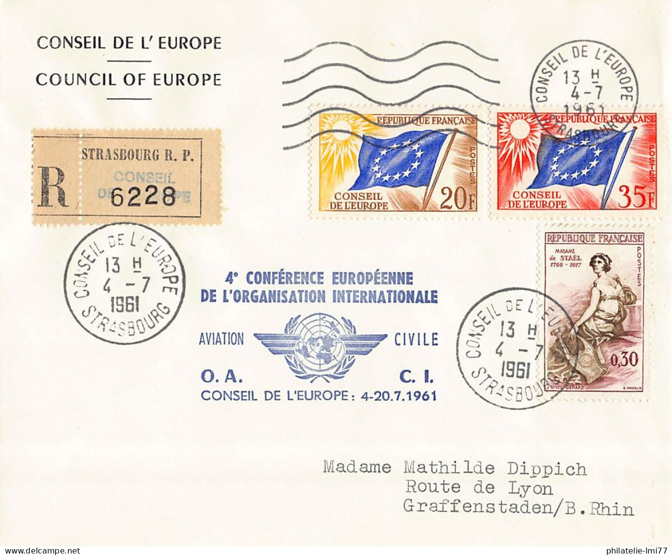 OACI 3b - 4éme Session De La Commission Européenne De L'aviation Civile Du 4.7.1961 - Andere-Europa