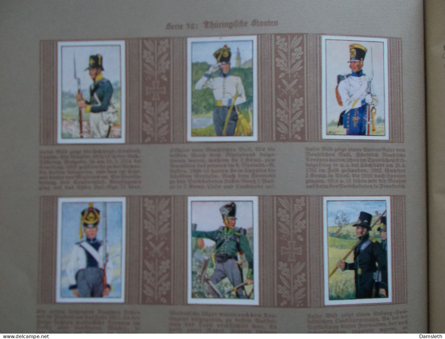 Germany Third Reich NSDAP-SA "Sturm" Zigaretten Album; cigarette card album; German Army uniforms, Freiheitskriege