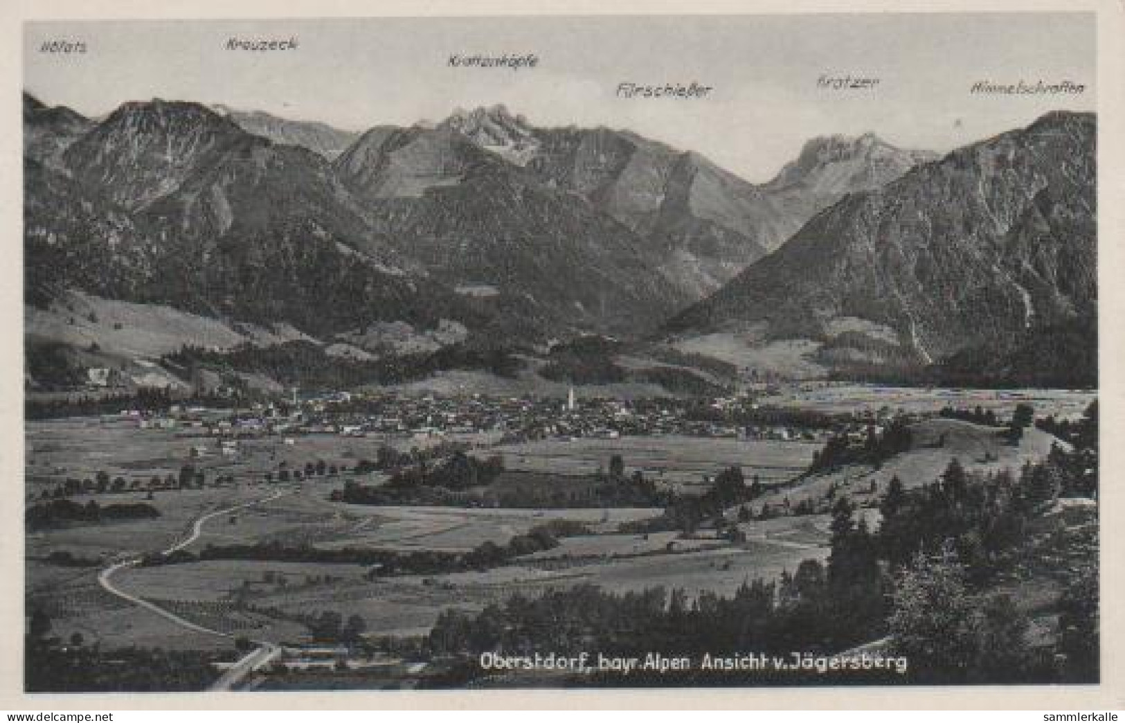 8199 - Oberstdorf - Ansicht V. Jägersberg - Ca. 1955 - Oberstdorf