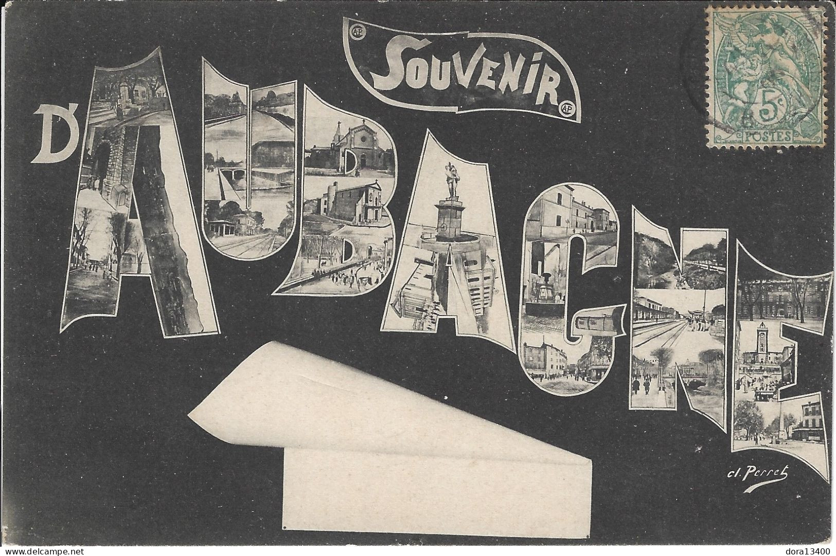 CPA13-AUBAGNE- Souvenir D'Aubagne - Aubagne