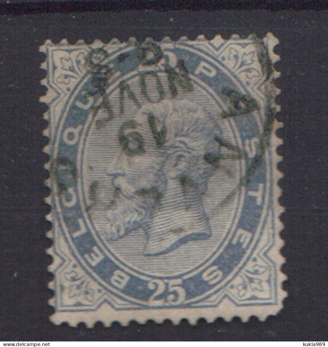 BELGIUM STAMPS, 1883. Mi.#37, USED - 1883 Léopold II