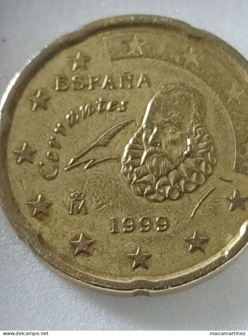 Moneda Con Error De Impresión - Espagne