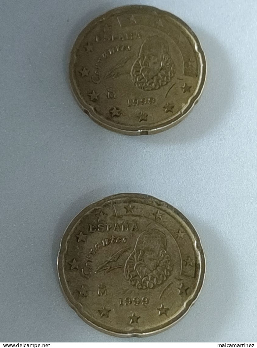 Moneda Con Error De Impresión - Spanien