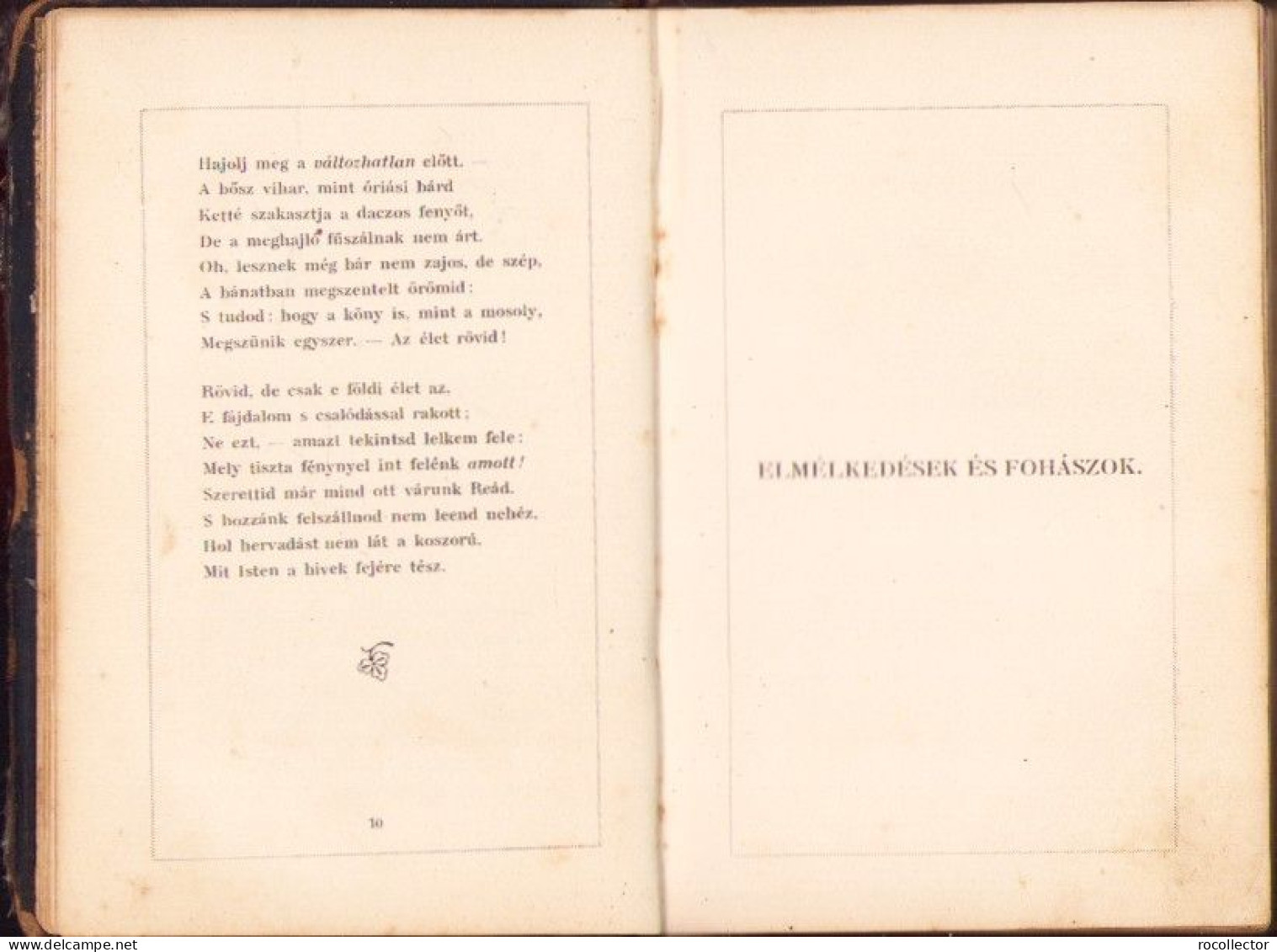 Olajág Elmélkedések, Fohászok és Imák Hölgyek Számára Olvasó- és Imakönyvül Irta Tompa Mihaly, 1903 C4350N - Oude Boeken