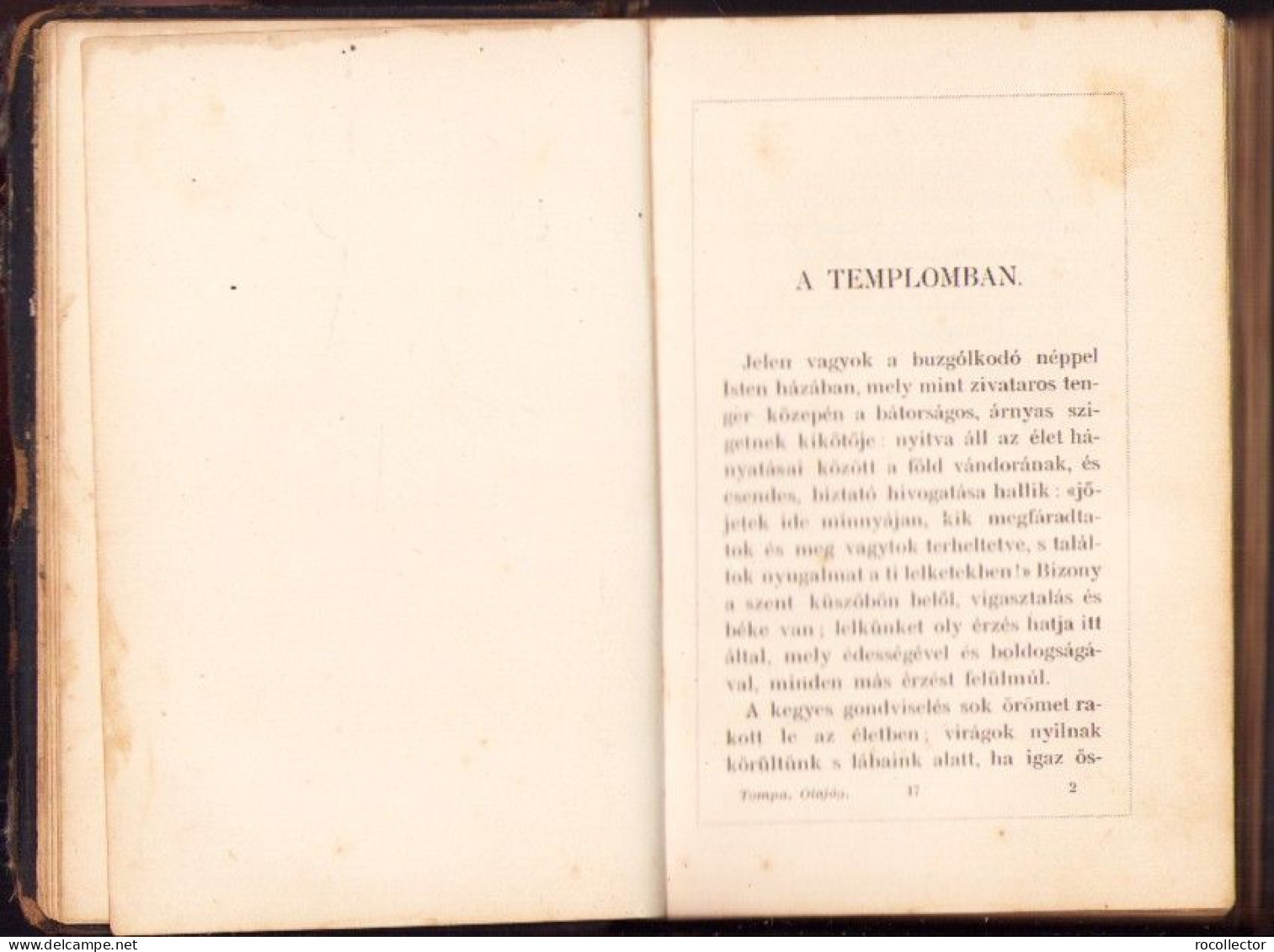 Olajág Elmélkedések, fohászok és imák Hölgyek számára olvasó- és imakönyvül irta Tompa Mihaly, 1903 C4350N