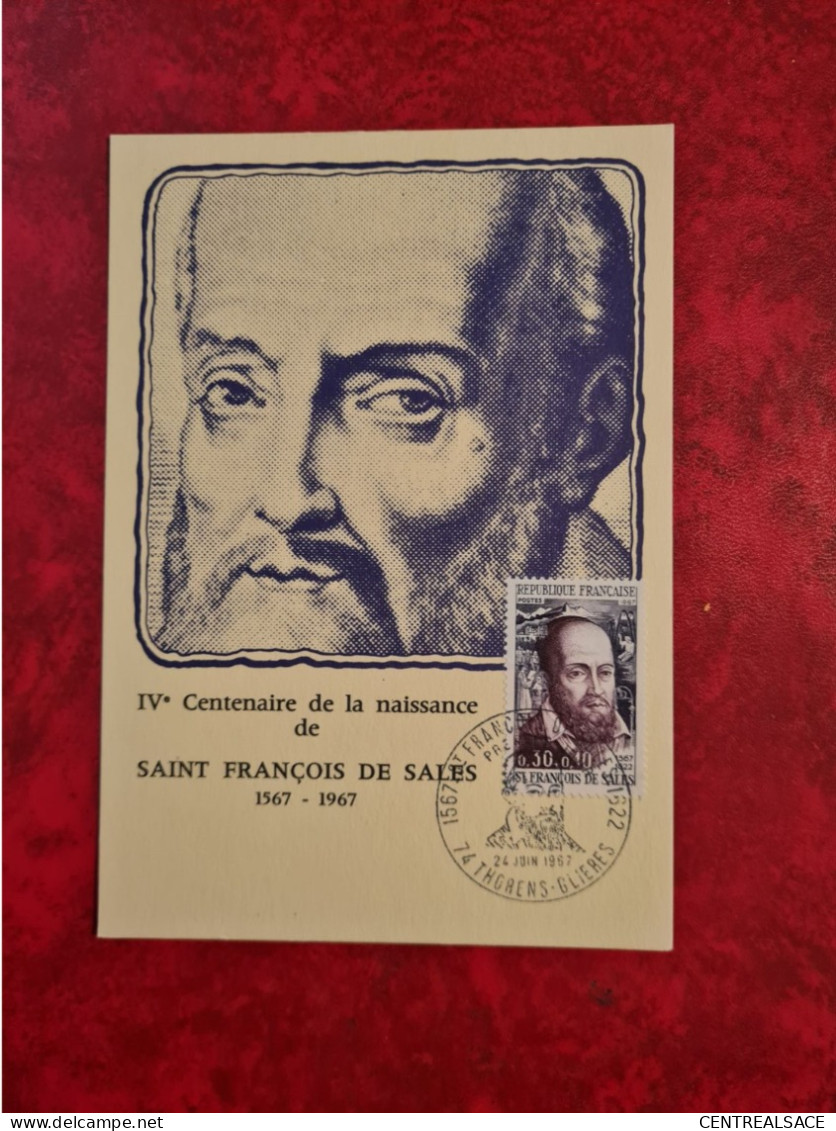 FDC 1966 MAXI THORENS GLIERES SAINT FRANCOIS DE SALES - Zonder Classificatie