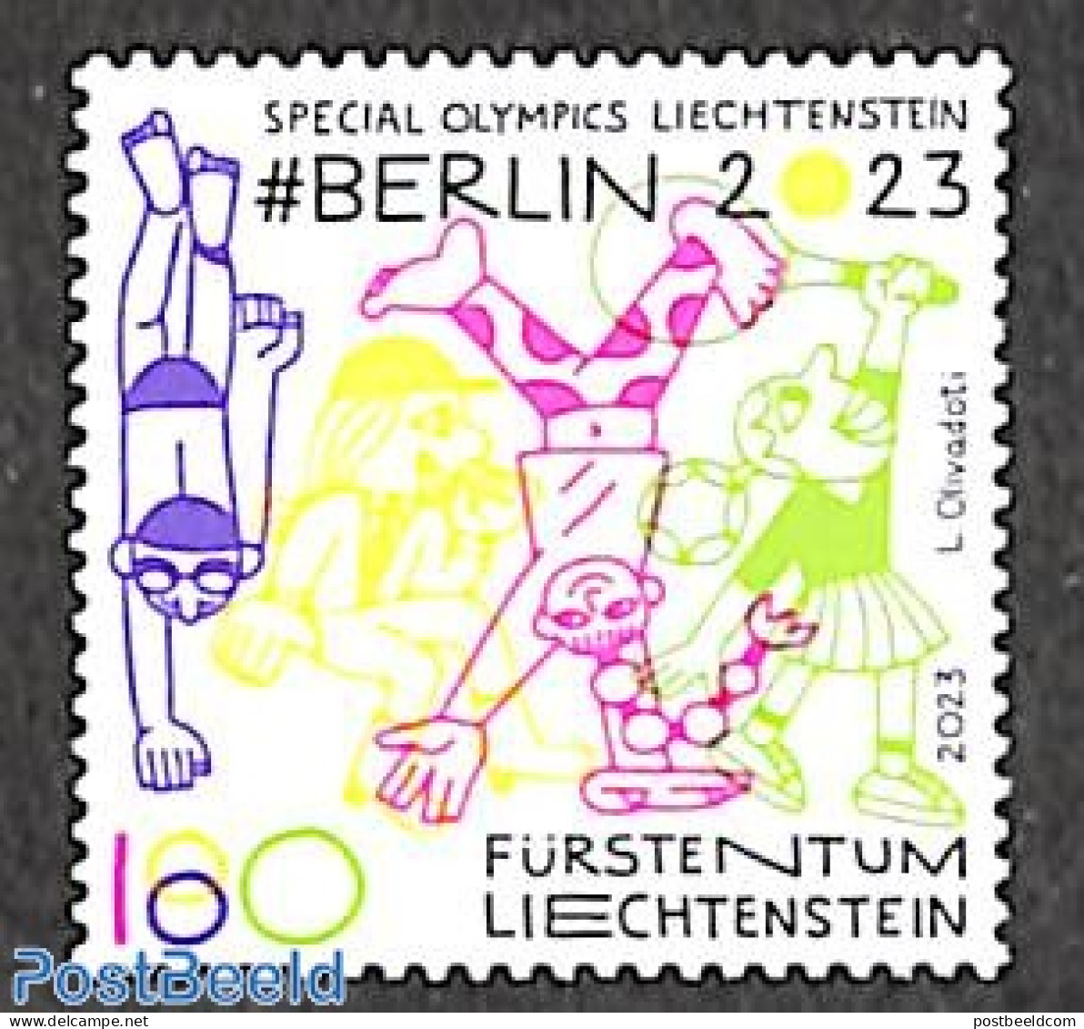Liechtenstein 2023 Special Olympics Berlin 1v, Mint NH, Sport - Sport (other And Mixed) - Ongebruikt