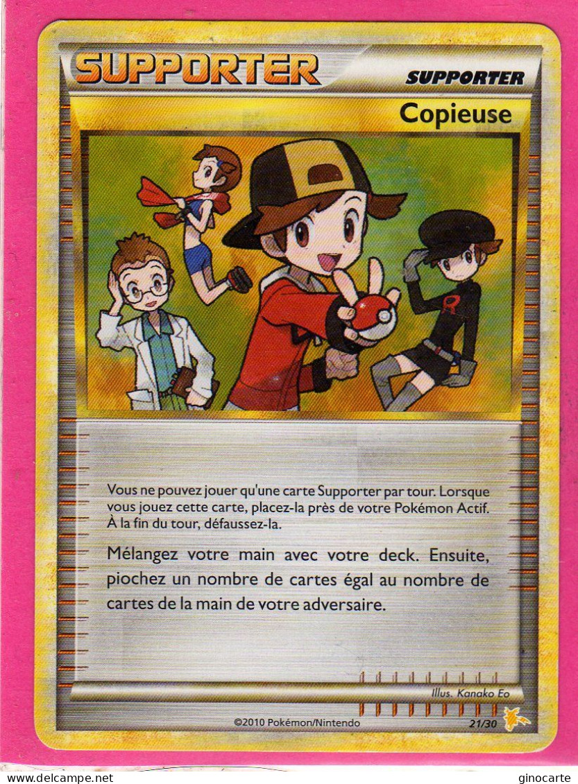 Carte Pokemon Francaise 2010 Heart Gold Trainer Kits 21/30 Copieuse Bon Etat - Trainer Kits