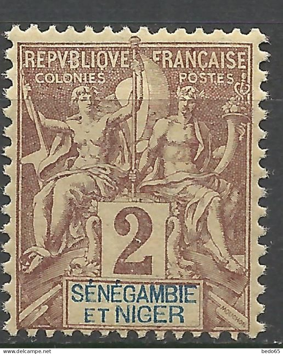 SENEGAMBIE ET NIGER N° 2 NEUF** LUXE SANS CHARNIERE  / Hingeless / MNH - Unused Stamps