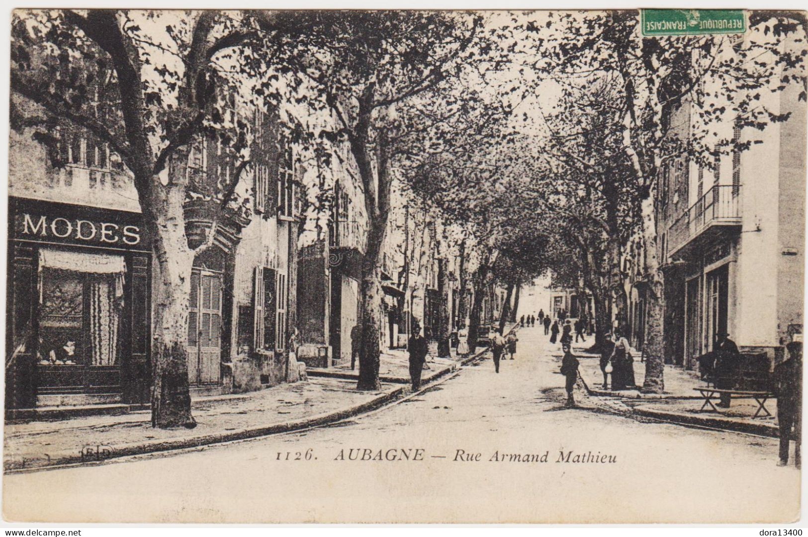 CPA13- AUBAGNE- Rue Armand Mathieu - Aubagne