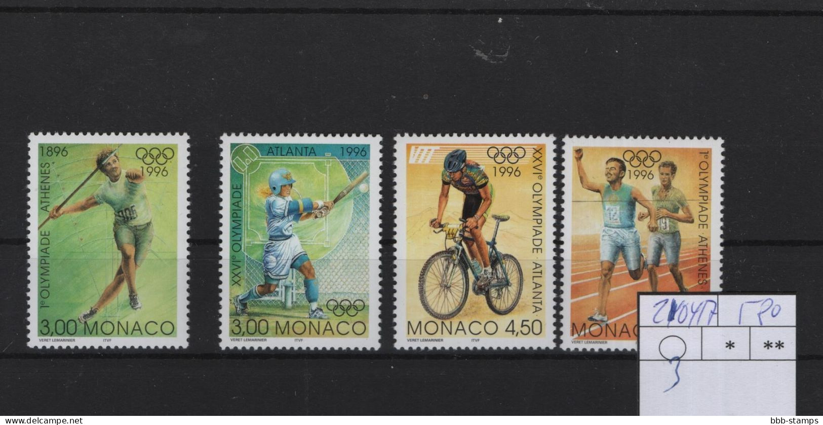 Monaco Michel Cat.No. Mnh/** 2304/2307 - Neufs