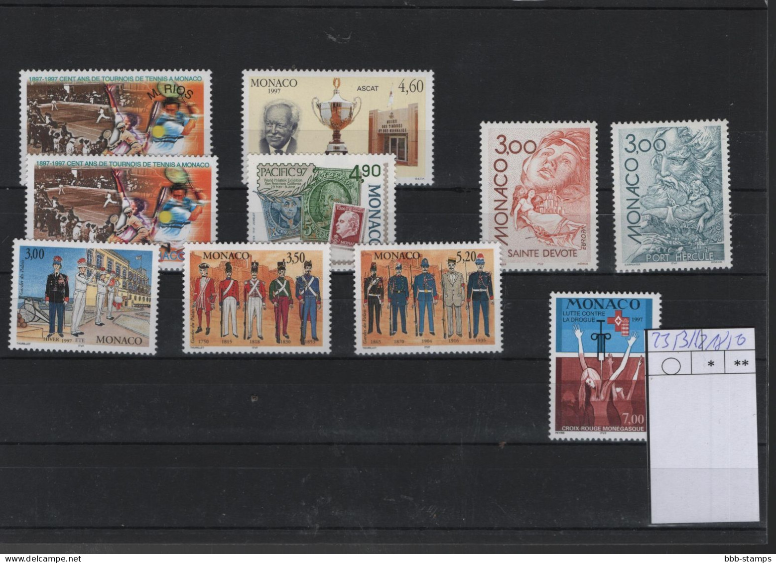 Monaco Michel Cat.No. Mnh/** 2353/2362 - Unused Stamps