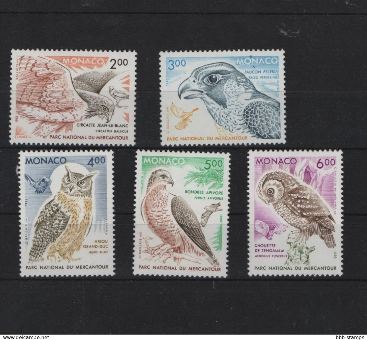 Monaco Michel Cat.No. Mnh/** 2108/2113 Birds - Nuevos