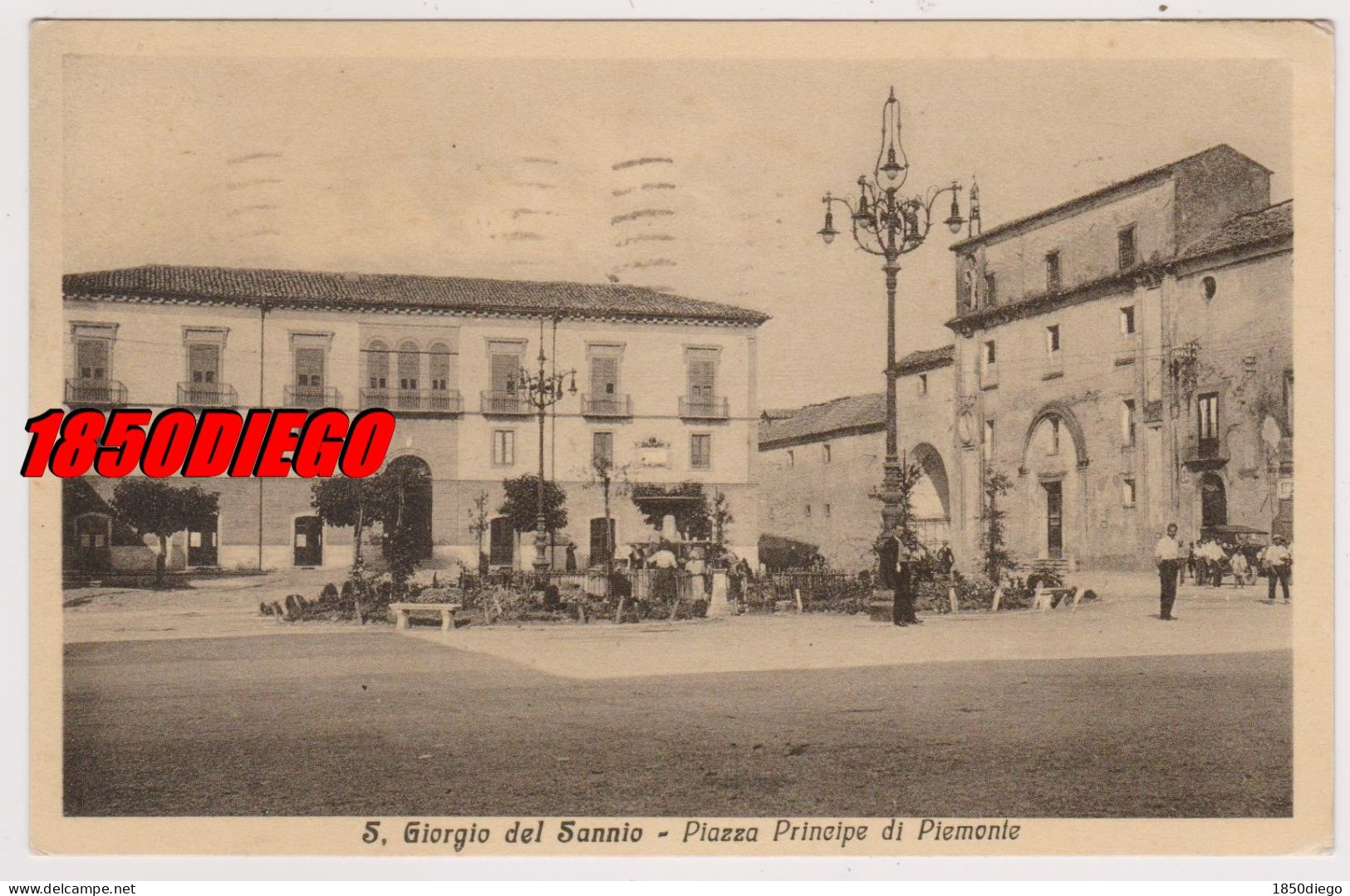 S. GIORGIO DEL SANNIO - PIAZZA PRINCIPE DI PIEMONTE  F/PICCOLO VIAGGIATA ANIMAZIONE - Benevento