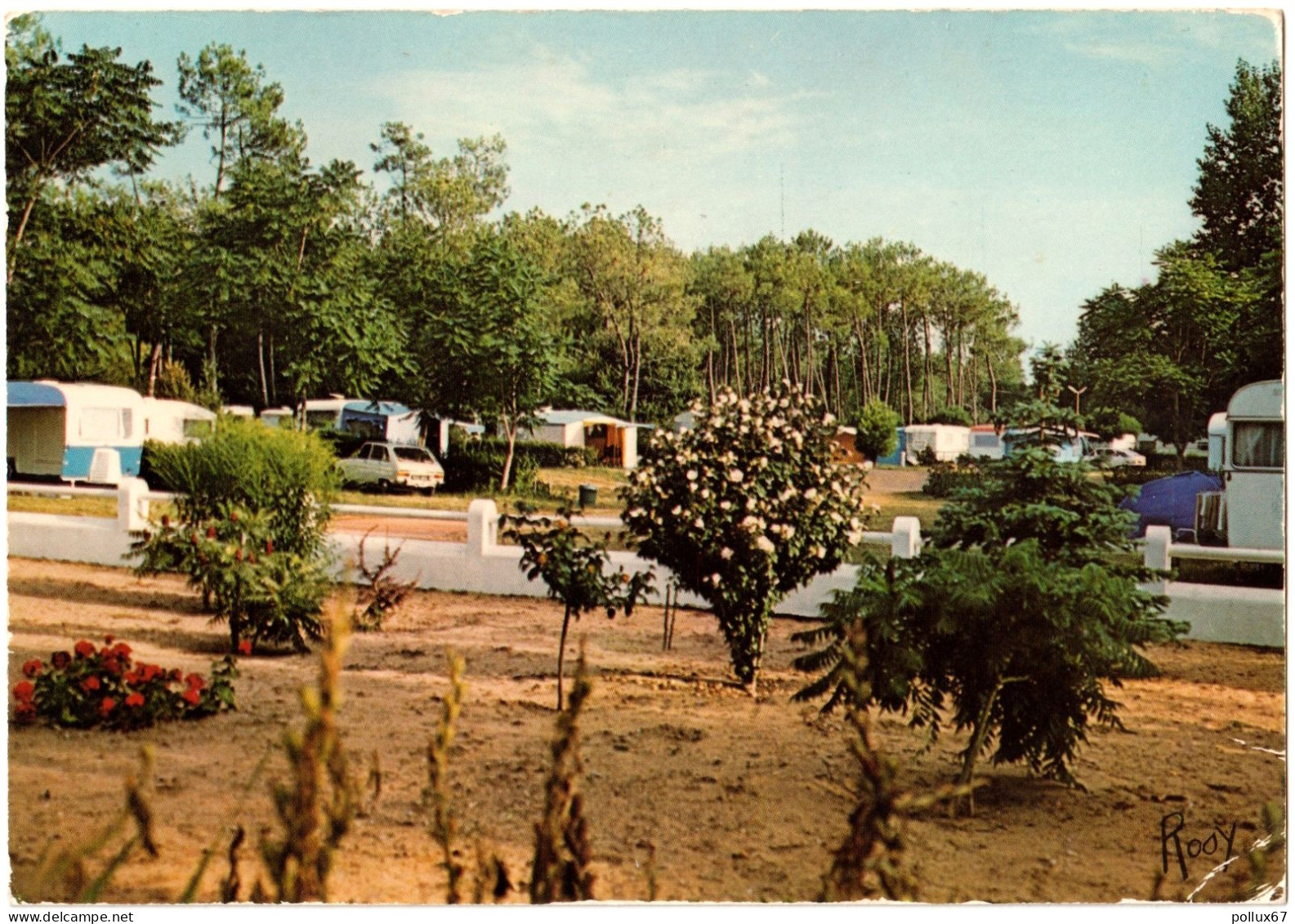 CPM DE SAINT-HILAIRE-DE-RIEZ  (VENDÉE)  CAMPING "LES BICHES" - Saint Hilaire De Riez