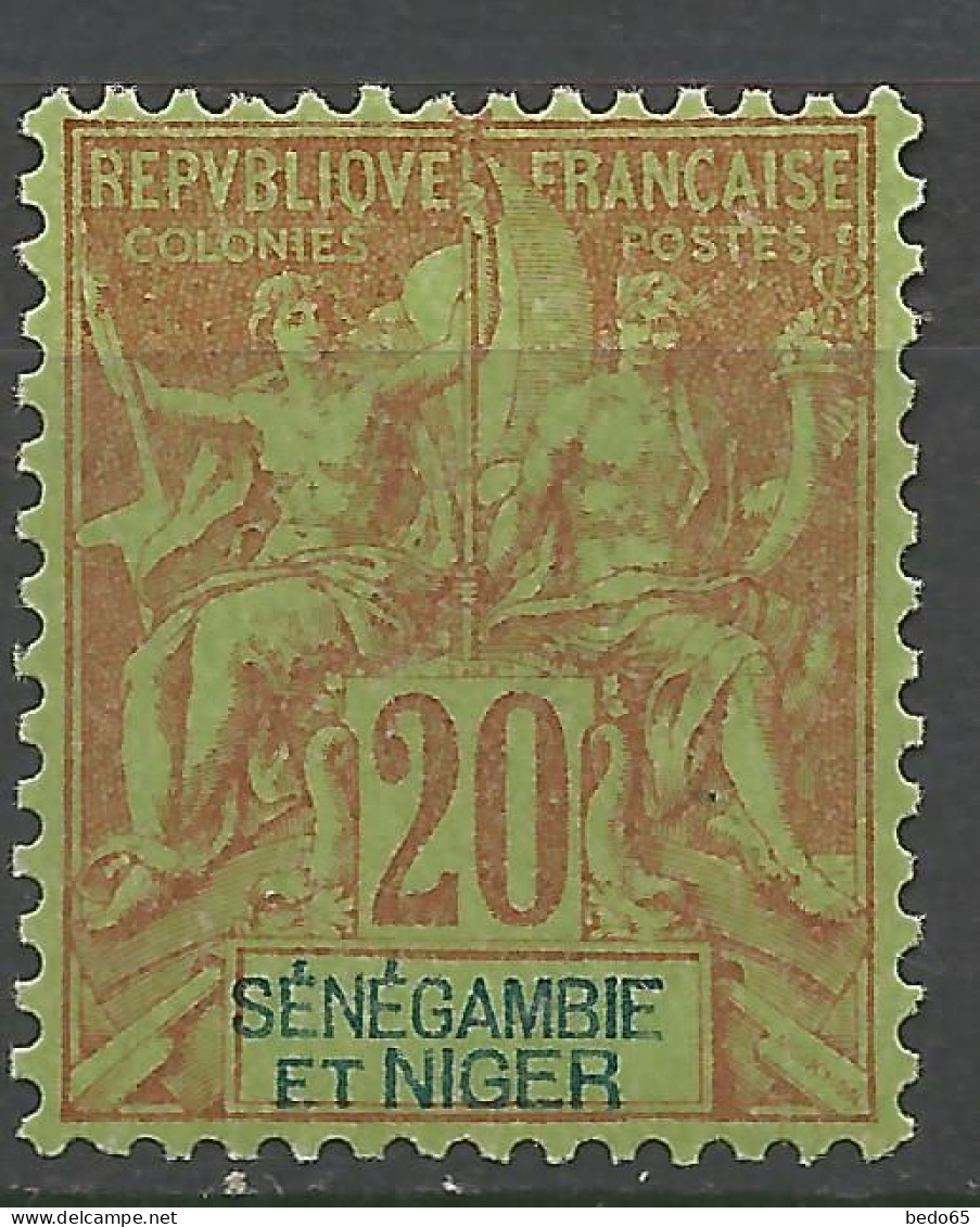 SENEGAMBIE ET NIGER N° 7 NEUF*  TRACE DE CHARNIERE  / Hinge  / MH - Nuovi